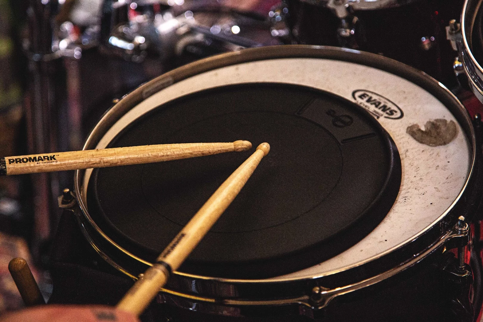 The Senspad could be used to enhance a traditional drum kit, without trailing wires getting in the way