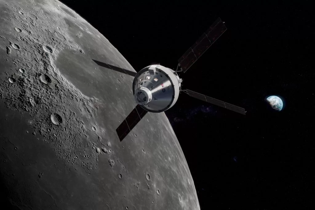 Artist's concept of the Orion spacecraft