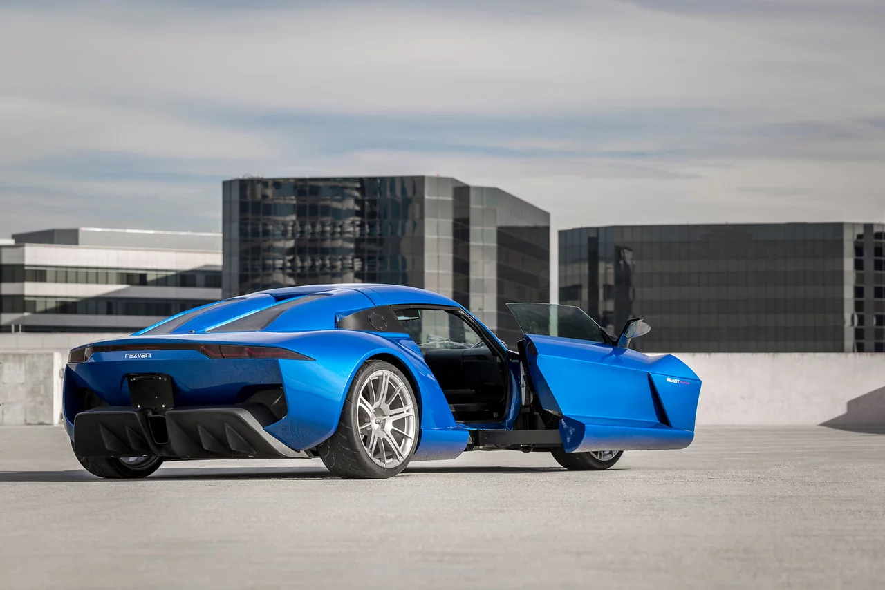 Rezvani opens the SideWinder doors on the Beast Alpha