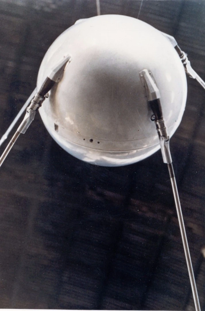 Sputnik 1 back up unit at the Museum of Flight in Seattle