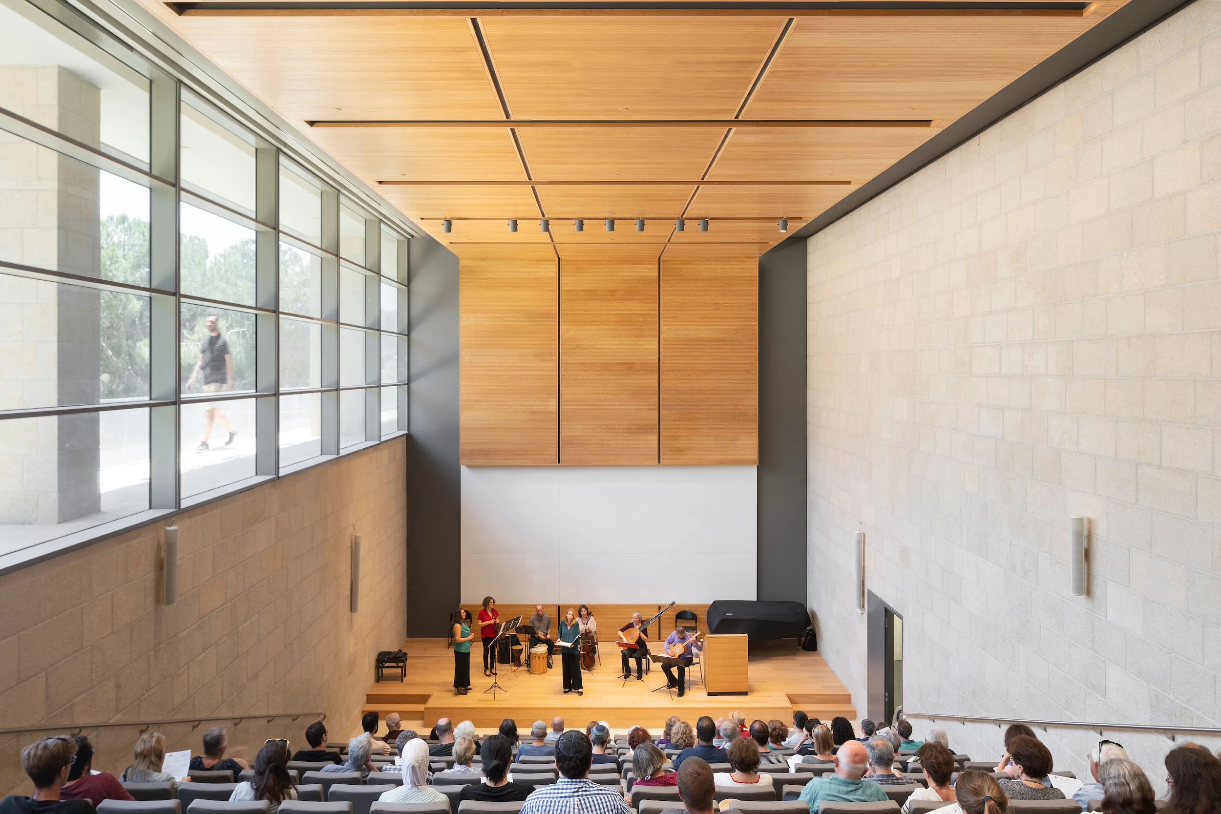 The Edmond and Lily Safra Center for Brain Science includes a 200-seat auditorium