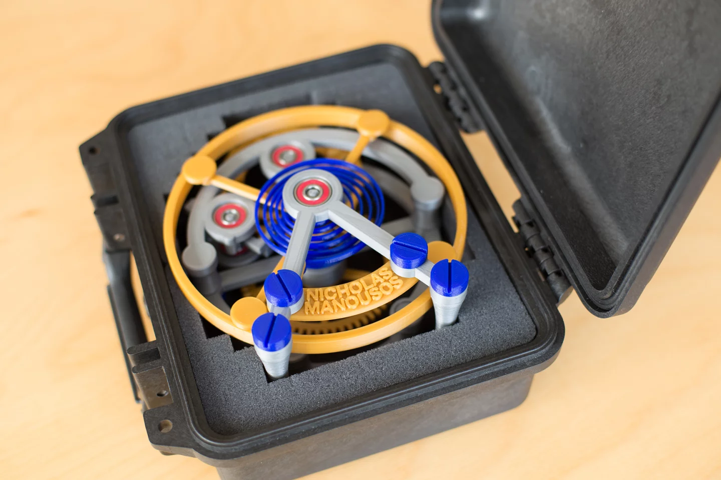 Tourbillon 1000 % in case