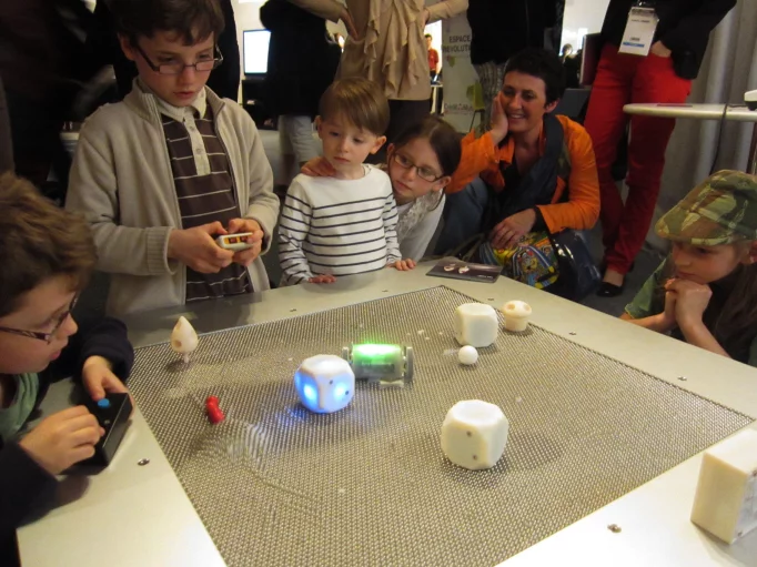 Kids are sure to create a variety of games using the MoleBot table