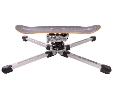 Gyroboard is available in three models, including this skateboard deck version