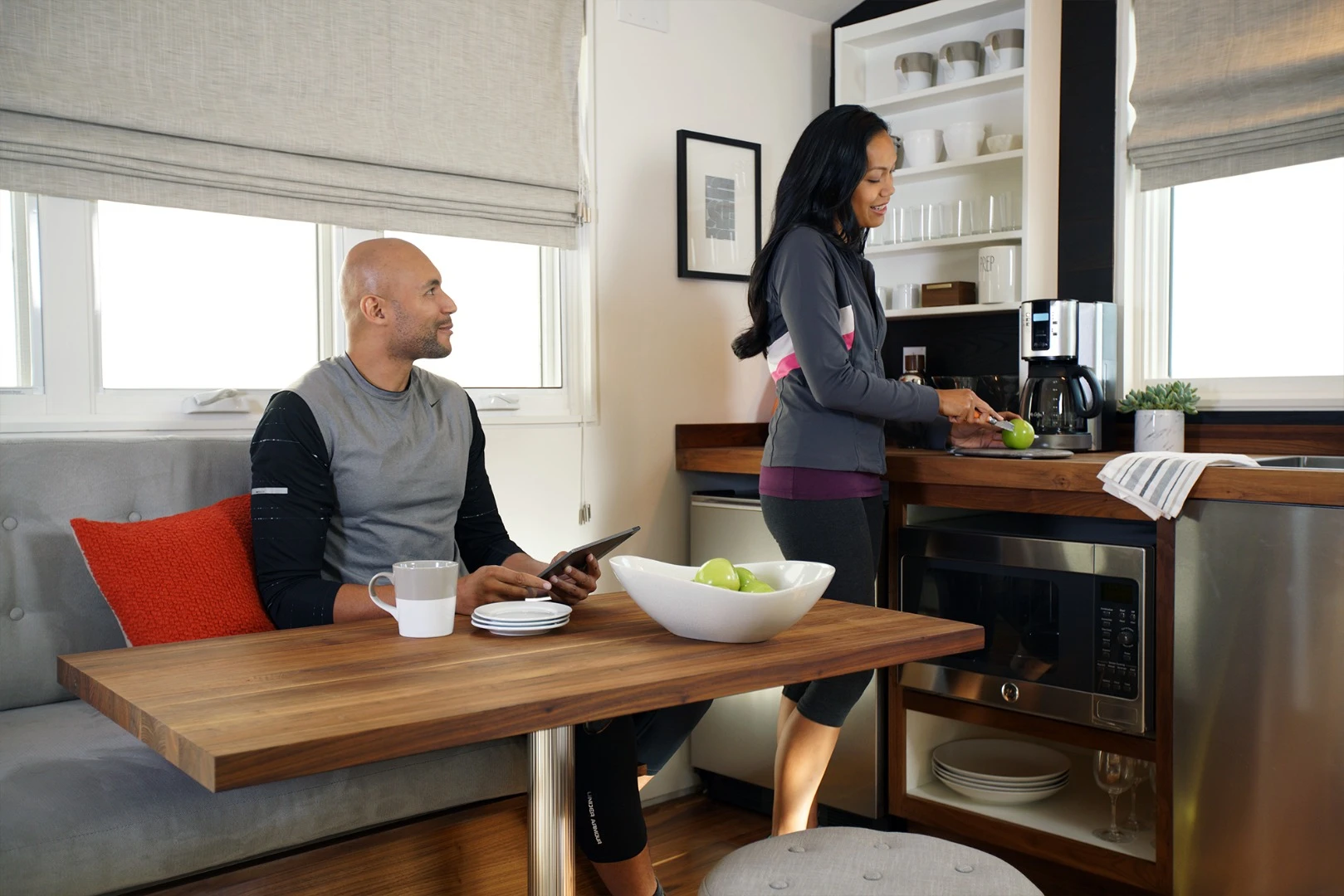 The Smart Tiny Home is based on Intel's Smart Home Development Acceleration Platform, which has been developed as a means to connect smart devices