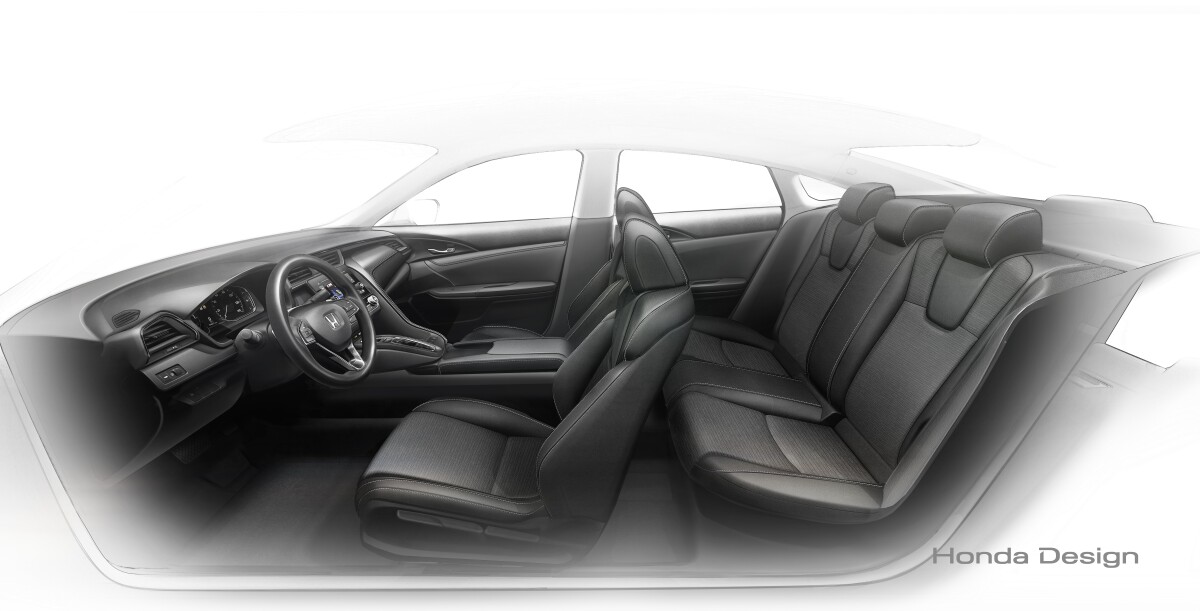 Visually, we can see much more interior room in this new Insight, especially in rear legroom, than most compacts might offer