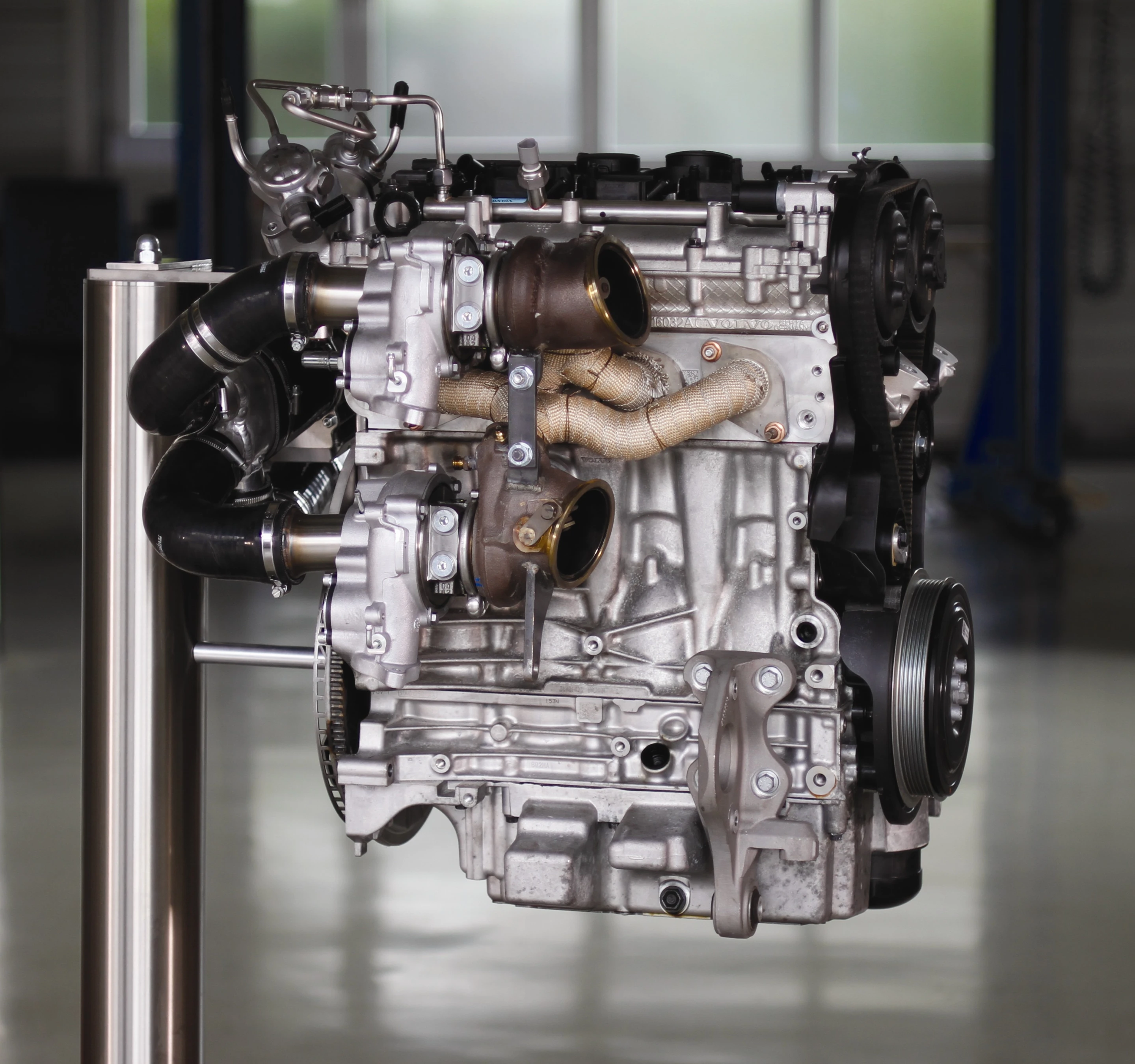 The high powered engine is also designed to improve weight distribution between the front and rear axle and lower the center of gravity, for race and street vehicles