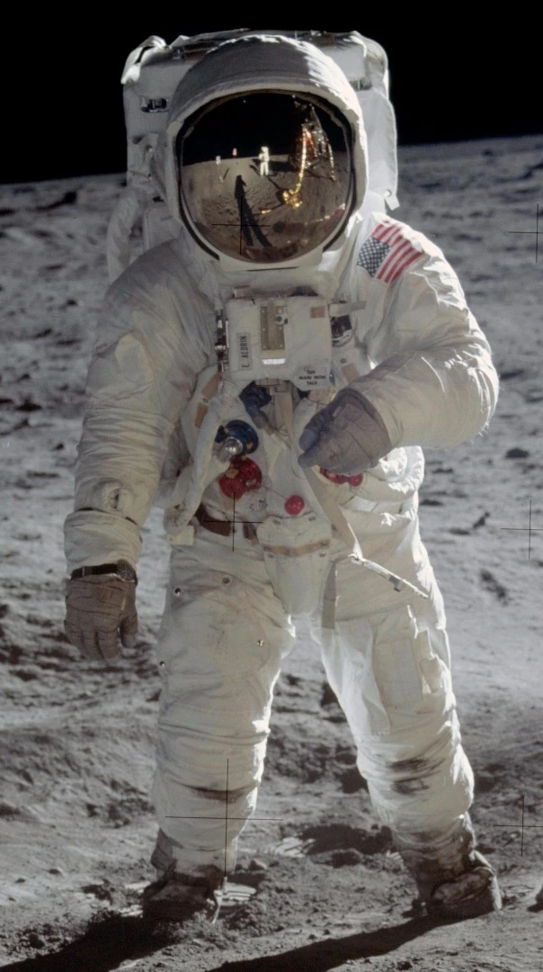 Buzz Aldrin on the Moon
