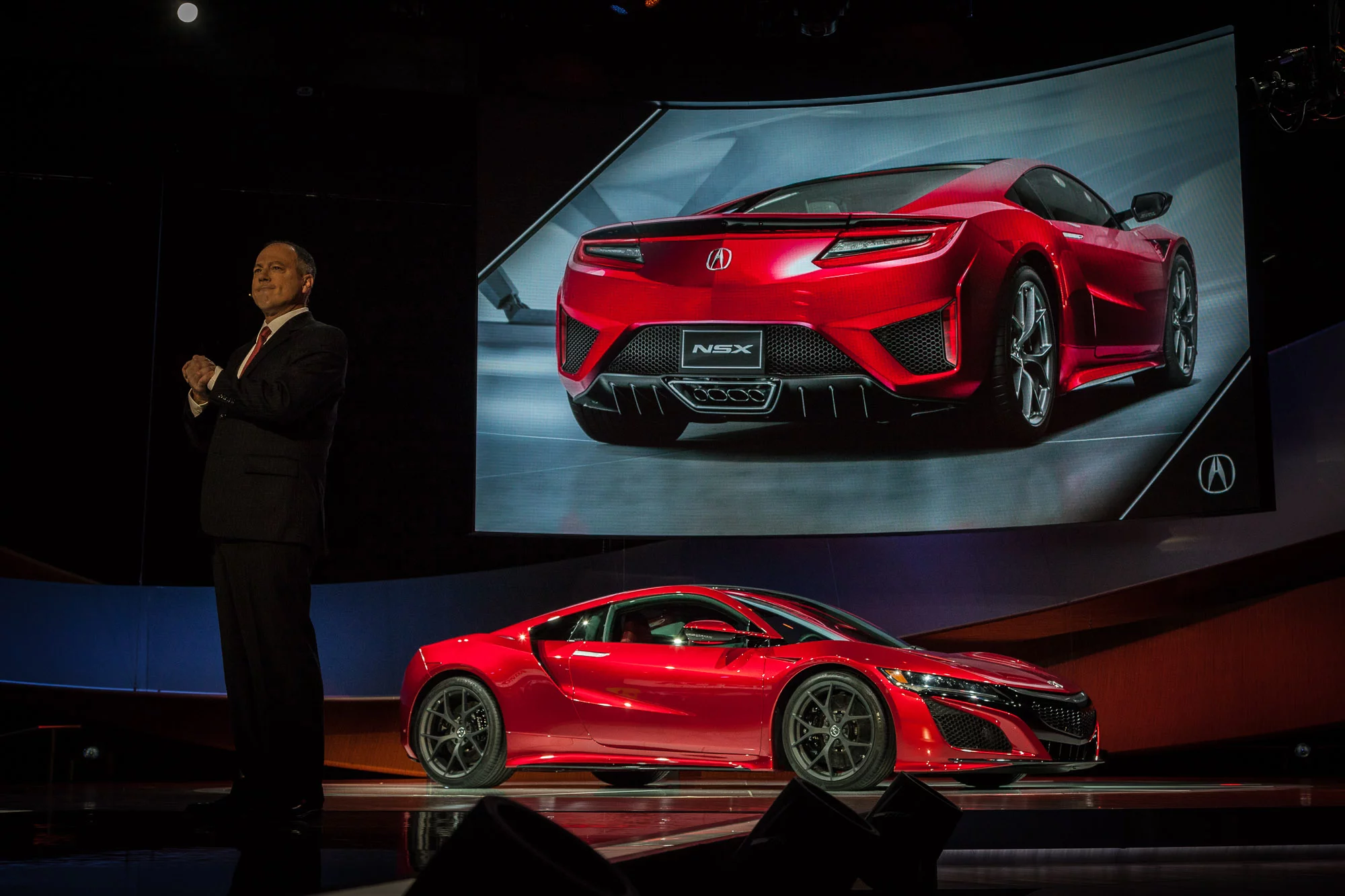 The production spec Acura NSX Version 2.0