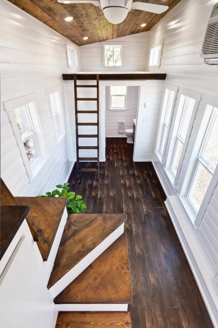 The floor is engineered hardwood