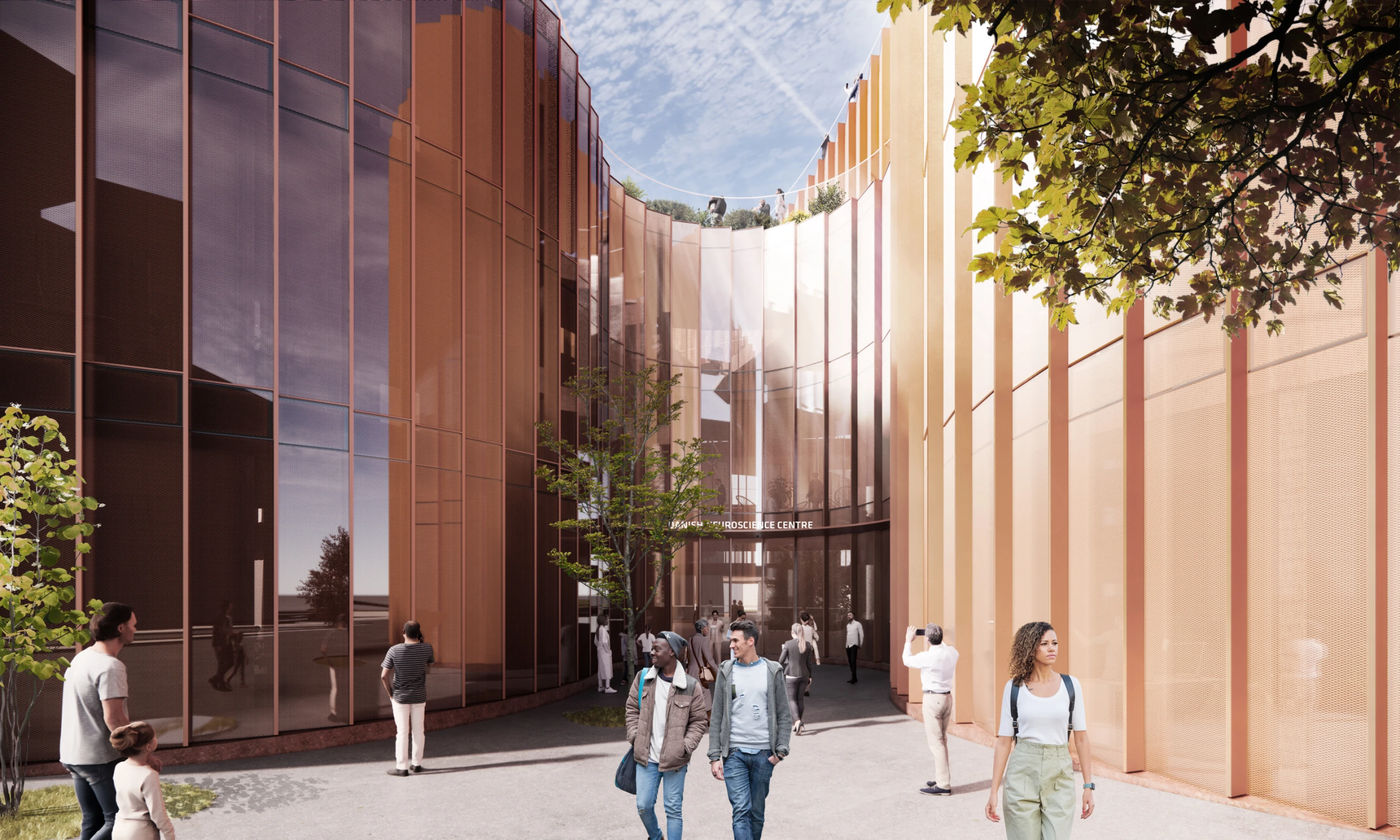 Neuralog Building Neuroscience center's design informed by the cerebral cortex