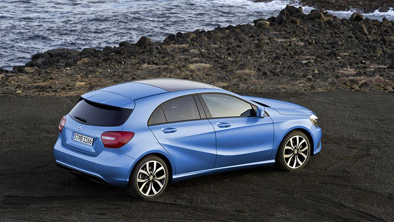 The new Mercedes-Benz A-Class in "Style" exterior spec.