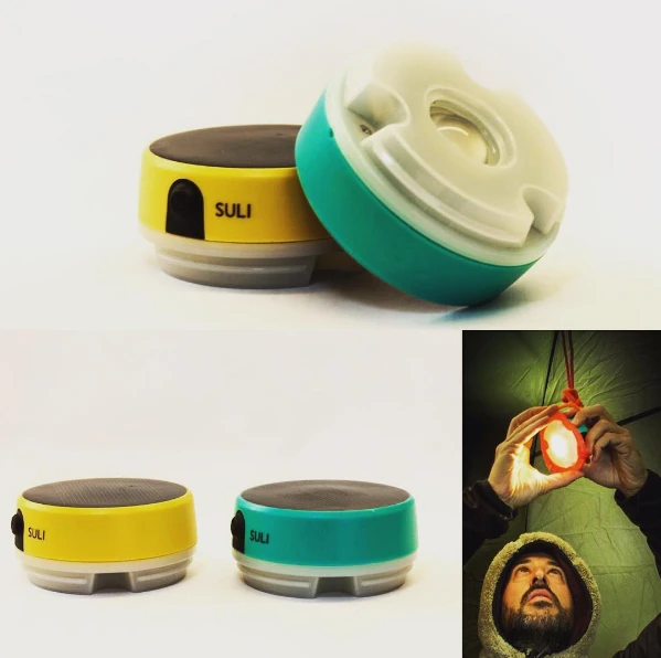 Use the basic ring to hang or strap the Suli