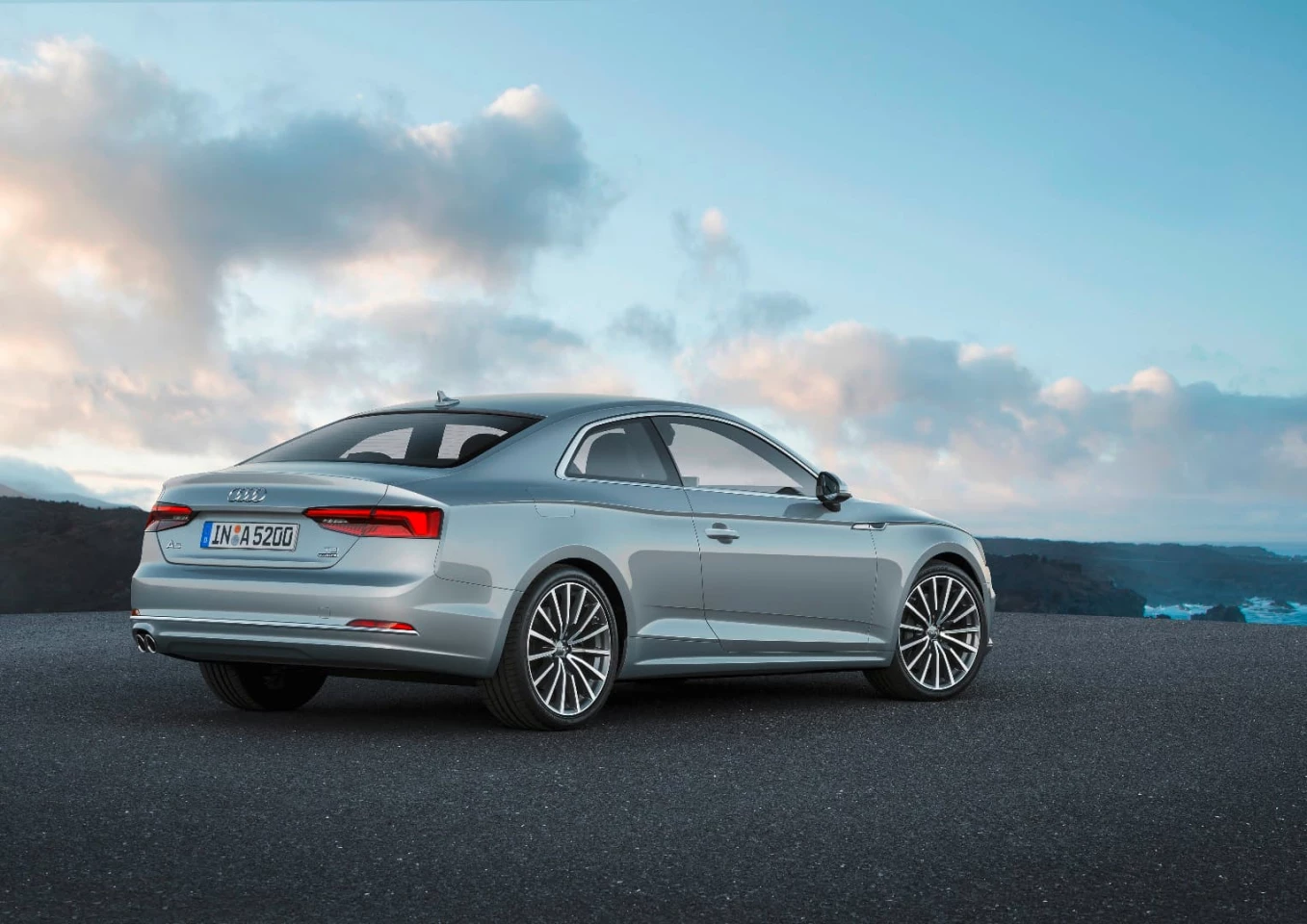The new Audi A5 builds on the A4 chassis