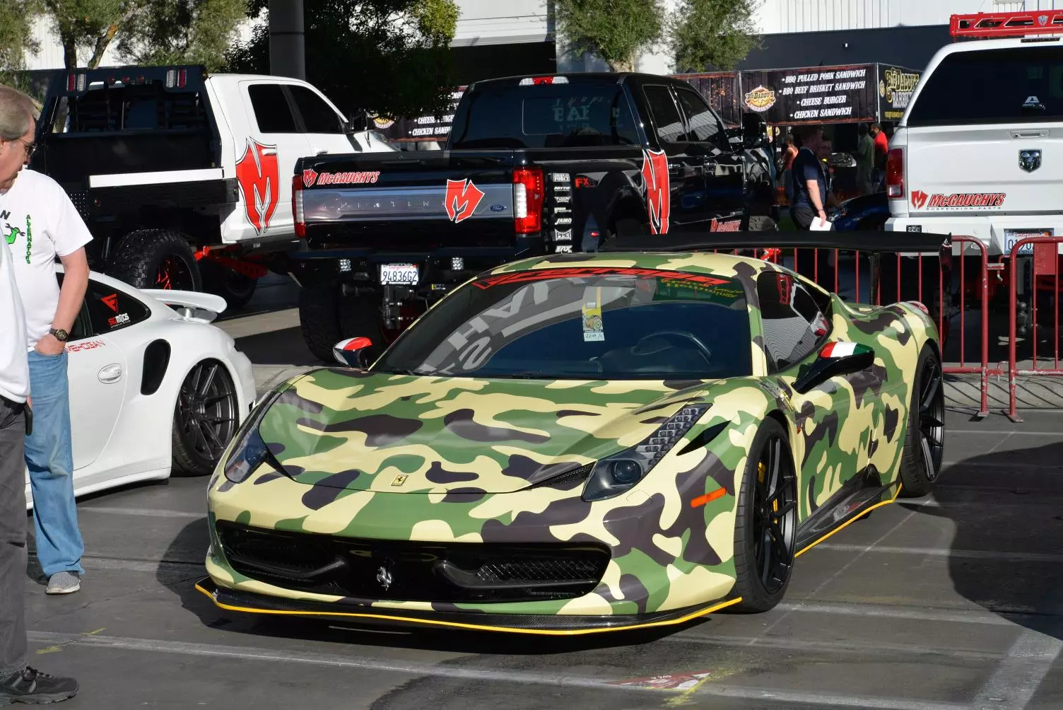 ...but better than a camo Ferrari