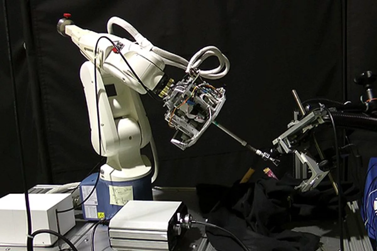 Robots and space technology may soon be saving children's lives thanks to KidsArm, a robotic arm designed for delicate pediatric surgery (Photo: MDA and CIGITI)