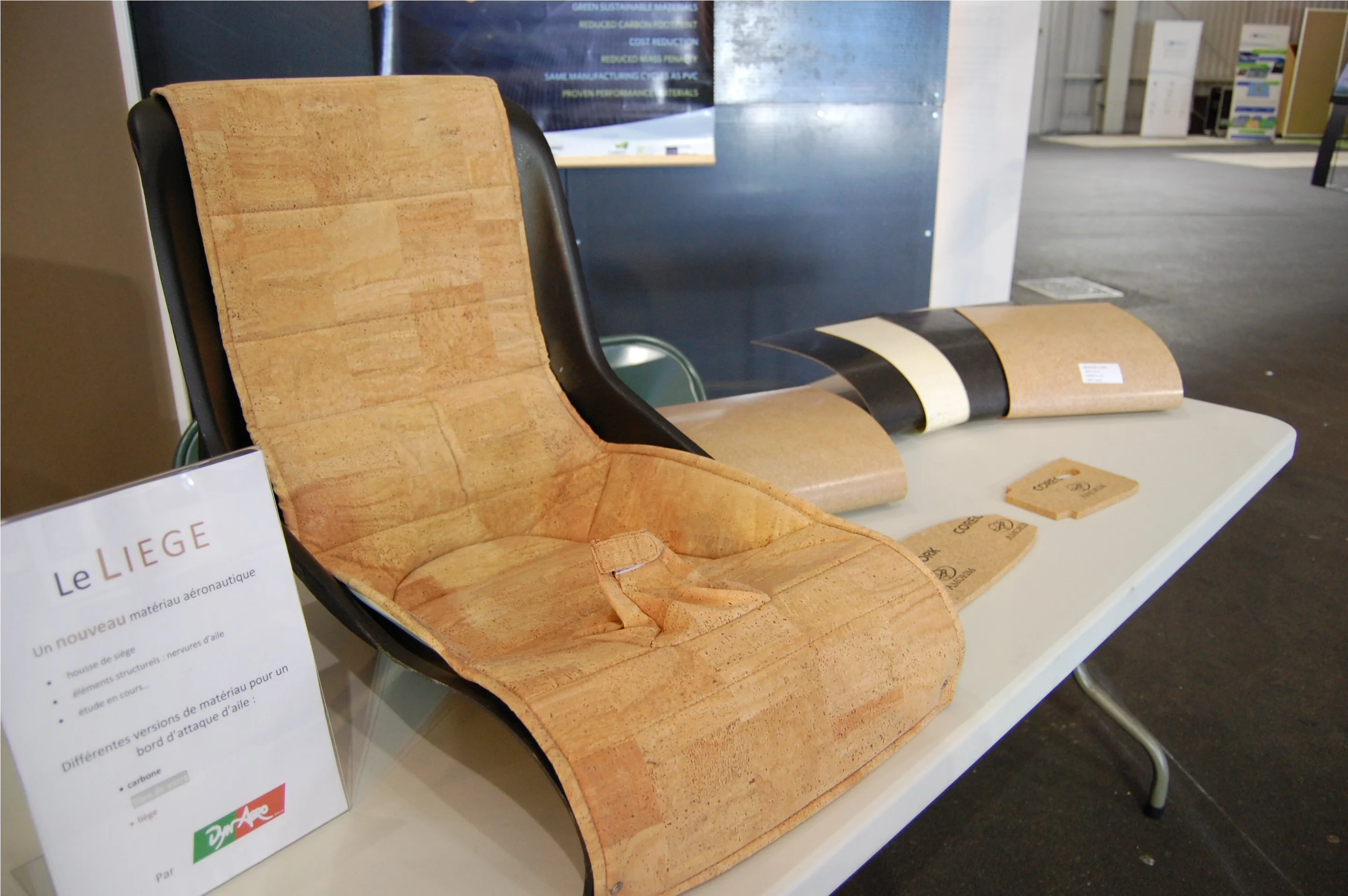 The AEROCORK cork composite material (Photo: Paul Ridden)