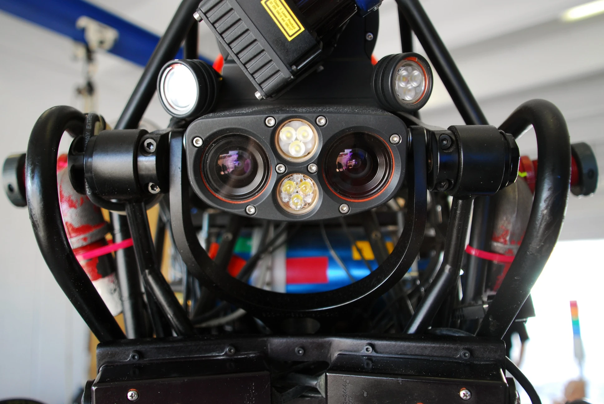 Face to face with a robot