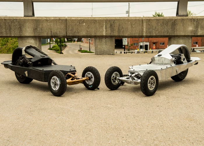 Triborg offers the board in polished aluminum or optional Line-X coating