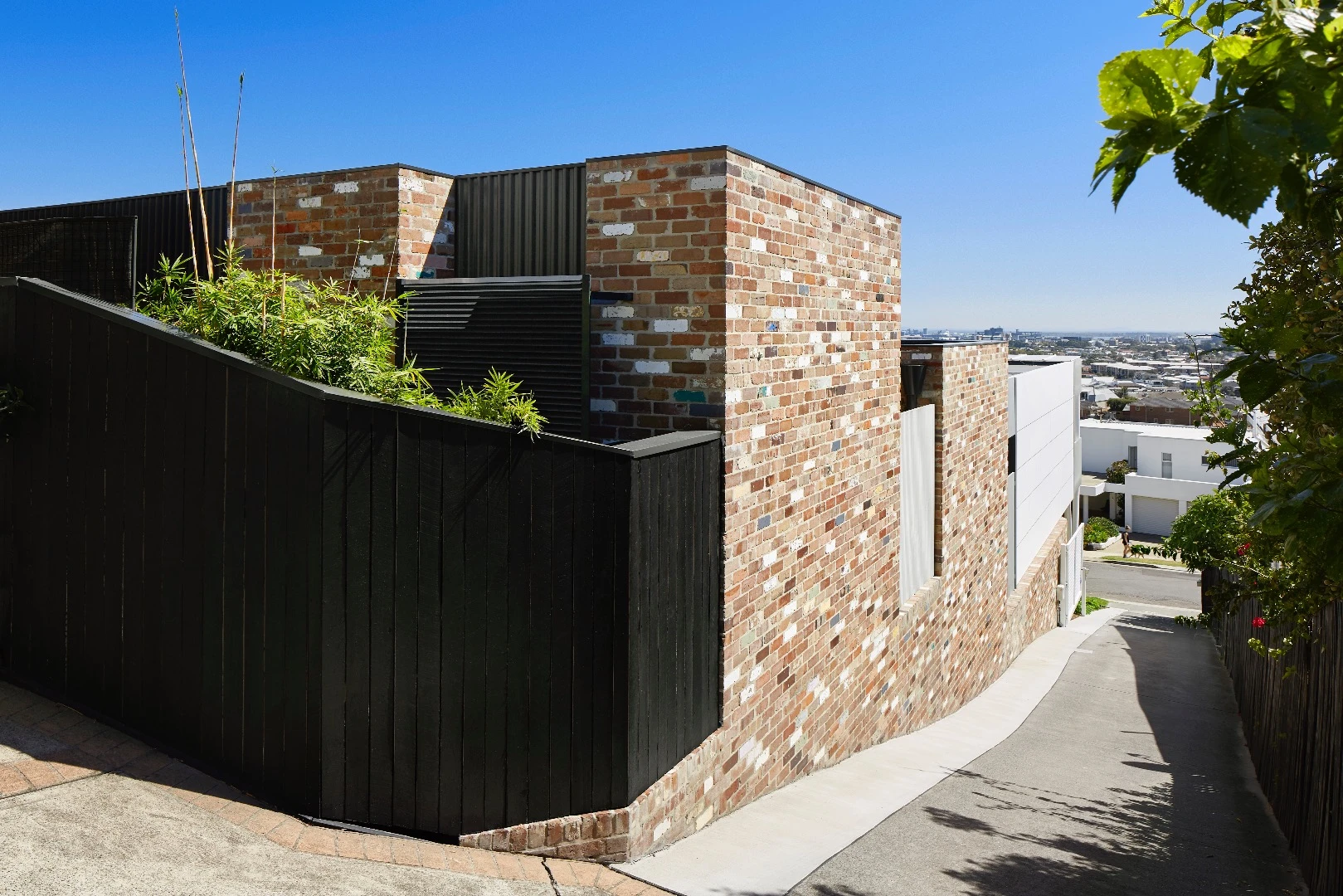 There was already a dilapidated home on the property but it couldn't be saved so Austin Maynard Architects had it pulled down and started from scratch