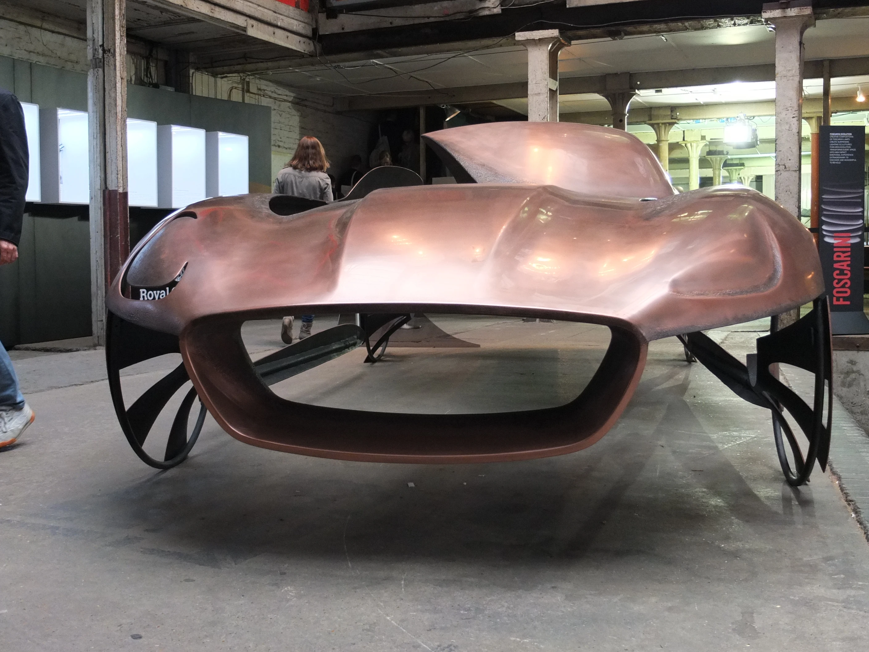 The winning piece on display at Clerkenwell Design Week (Photo: Gizmag)