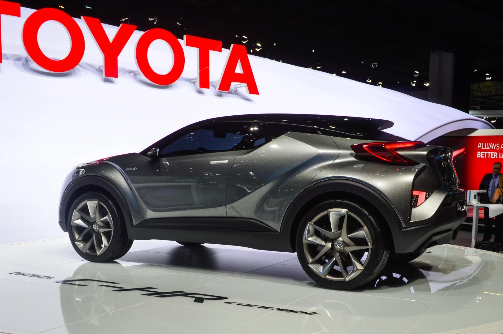 The new C-HR features five-doors and is closely related to an upcoming production compact crossover