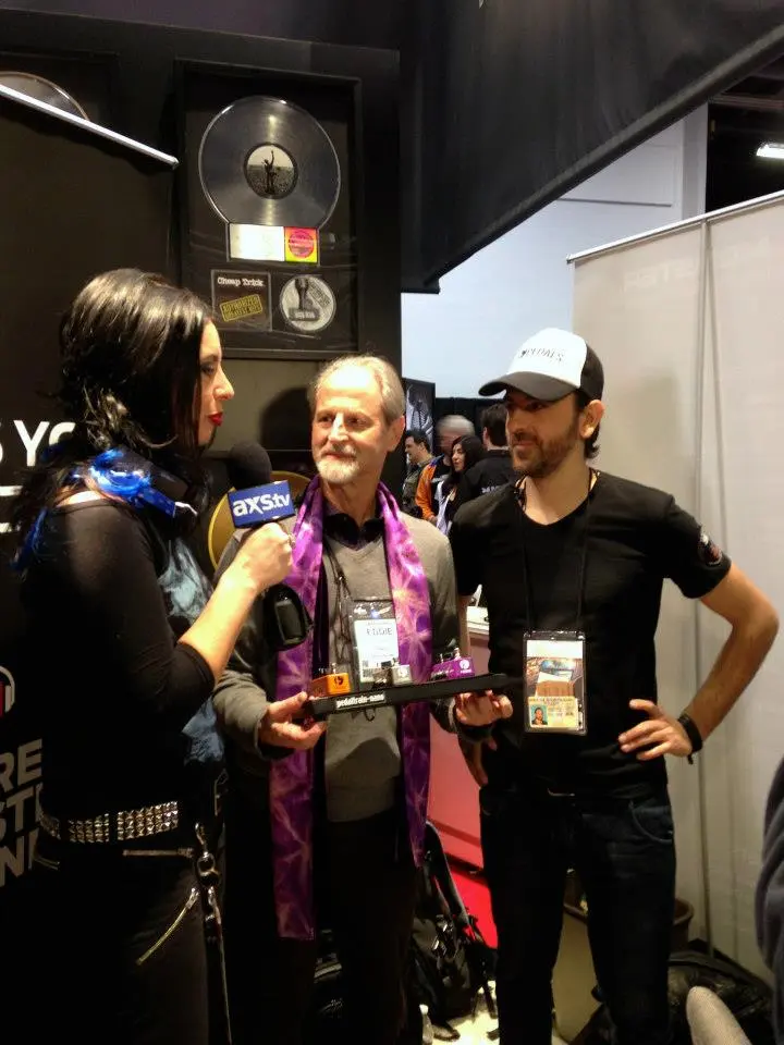 Francesco Sondelli and Eddie Kramer at NAMM 2013