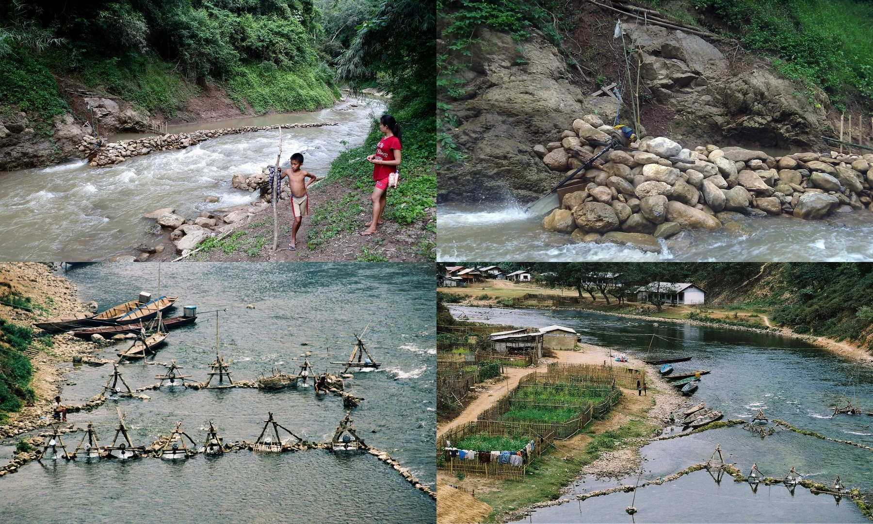 Micro hydro-electricity schemes power the communities now