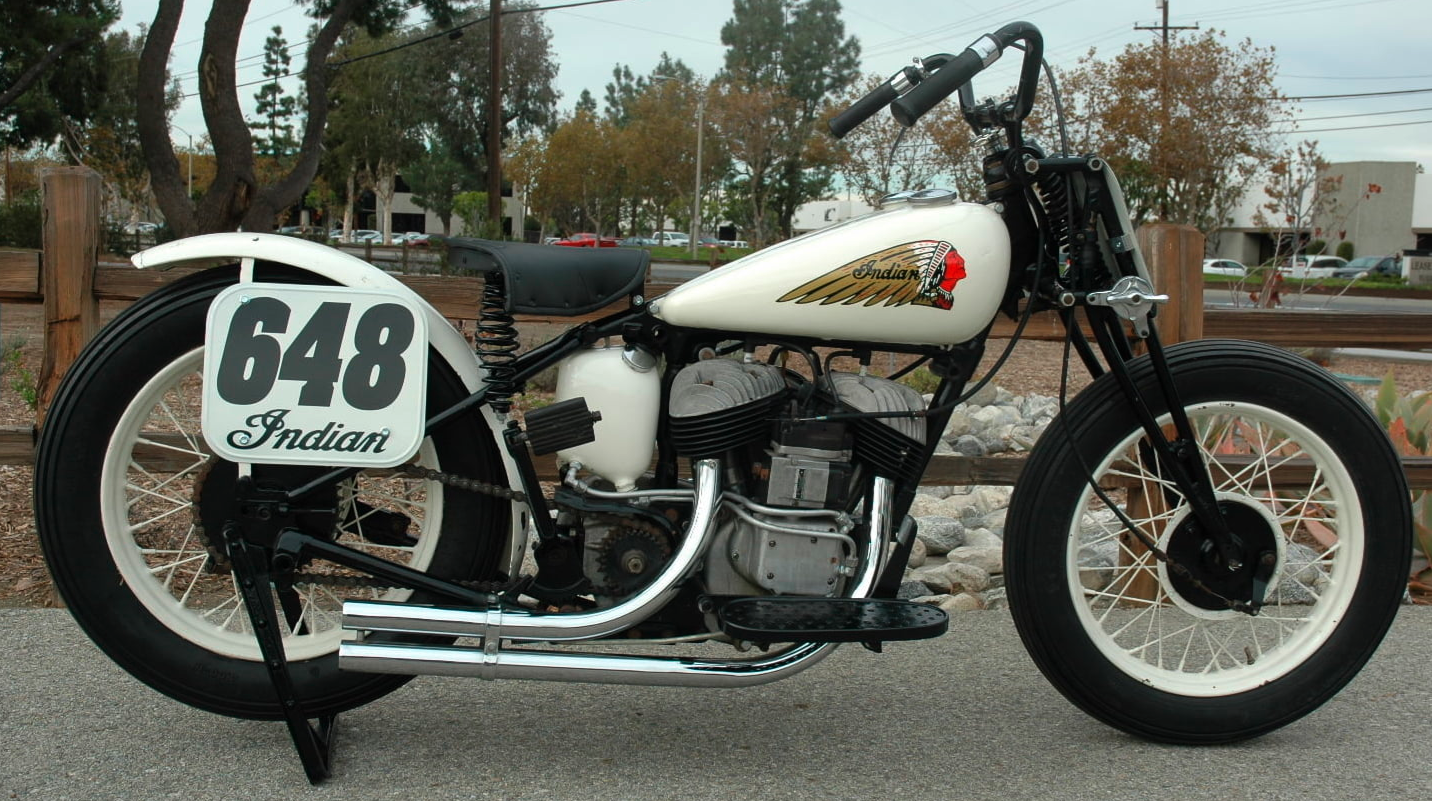 $40,700 | 1948 Indian 648 Big Base Scout Racer | Auction Link: Mecum