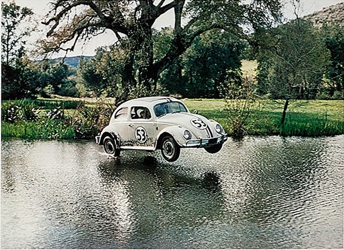 We estimate that more than 50 Volkswagen Beetles have appeared as Herbie on film, with most sufficiently destroyed during the filming of the stunts to have been discarded.