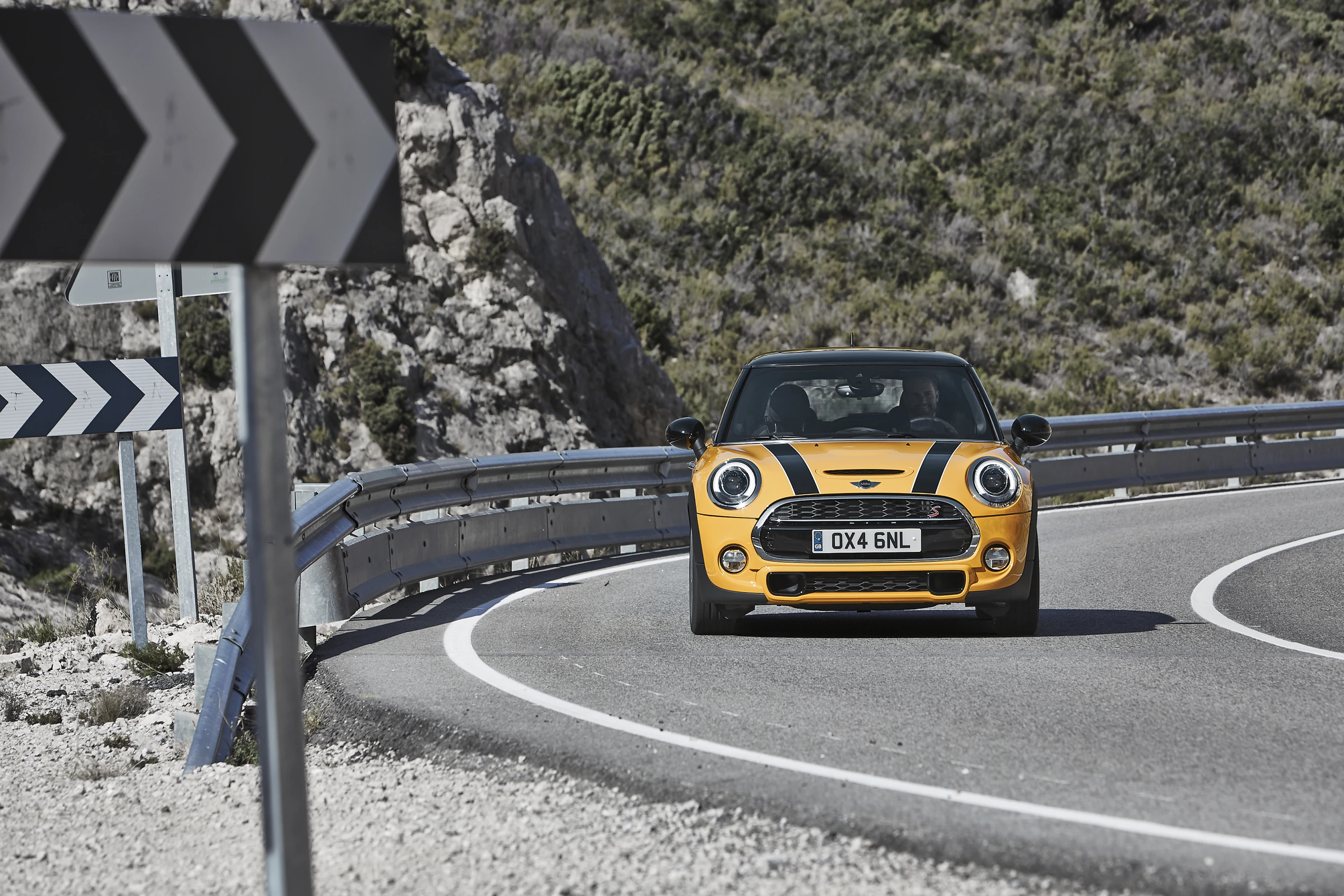 The new Mini Cooper S does 146 mph (235 km/h)