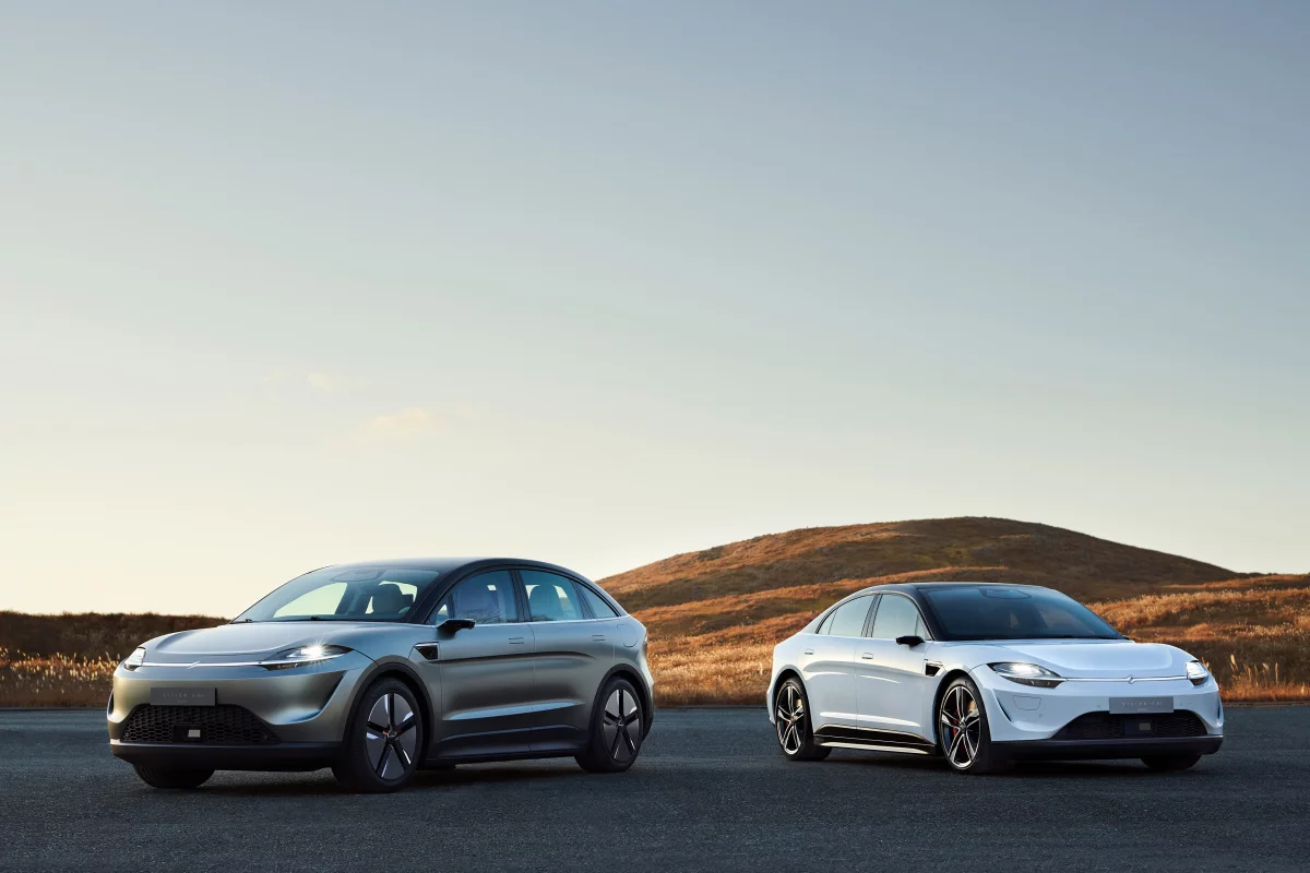 Sony has previously made moves in the automotive space, such as the reveal of the Vision-S 02 (left) and the Vision-S 01 concepts