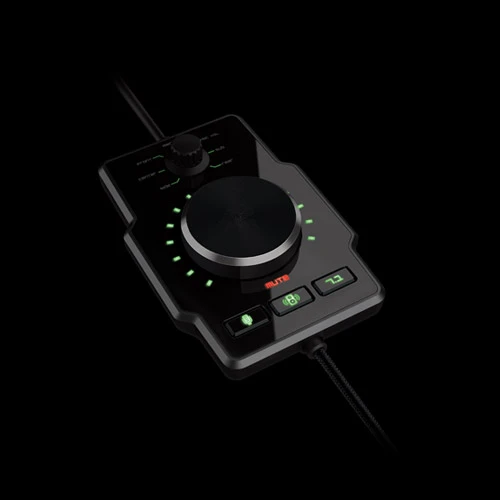 The supplied control unit allows the user to adjust the level of each audio channel, along with position and bass depth