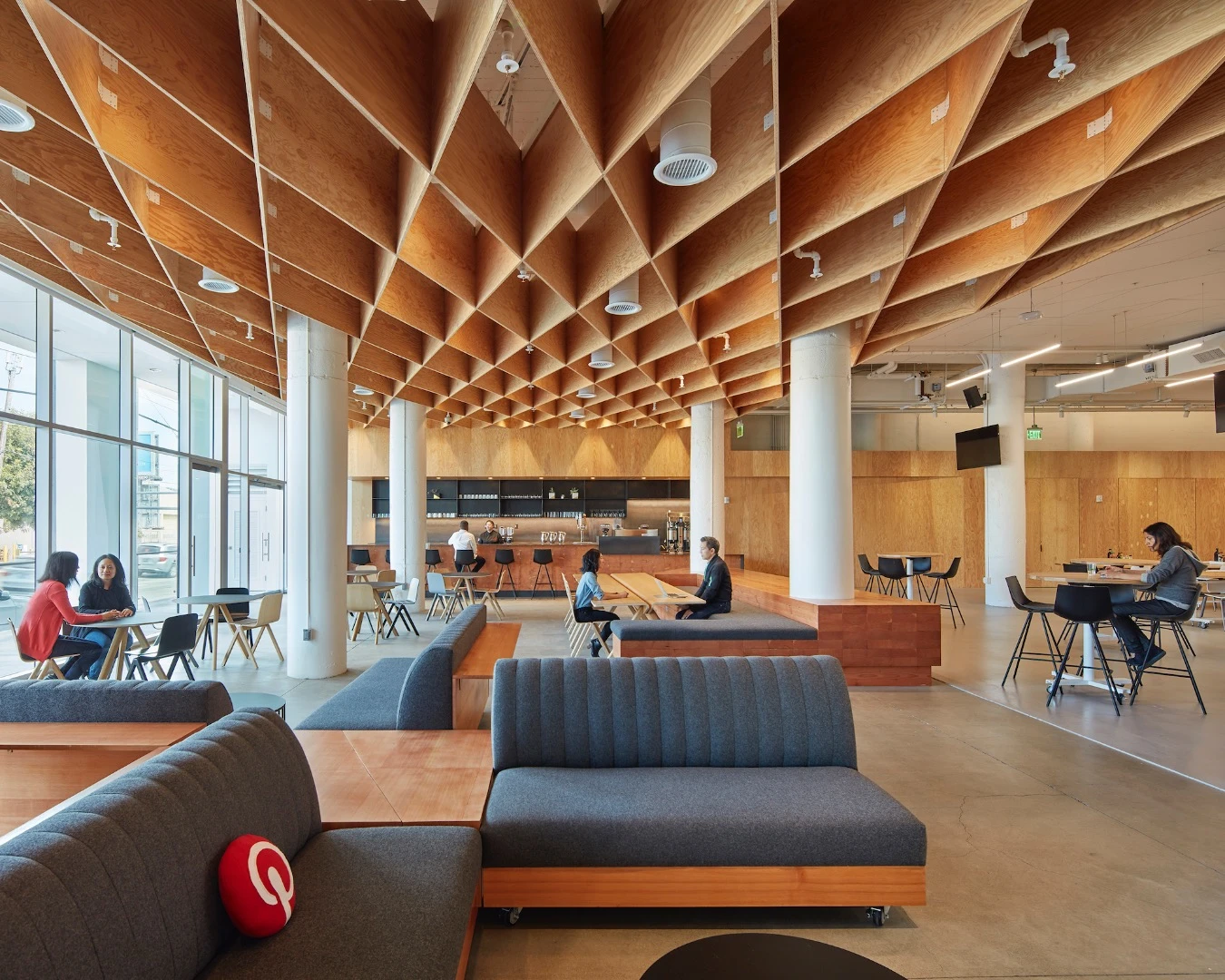 The new Pinterest HQ was designed by Iwamoto Scott Architecture, with Brereton Architects