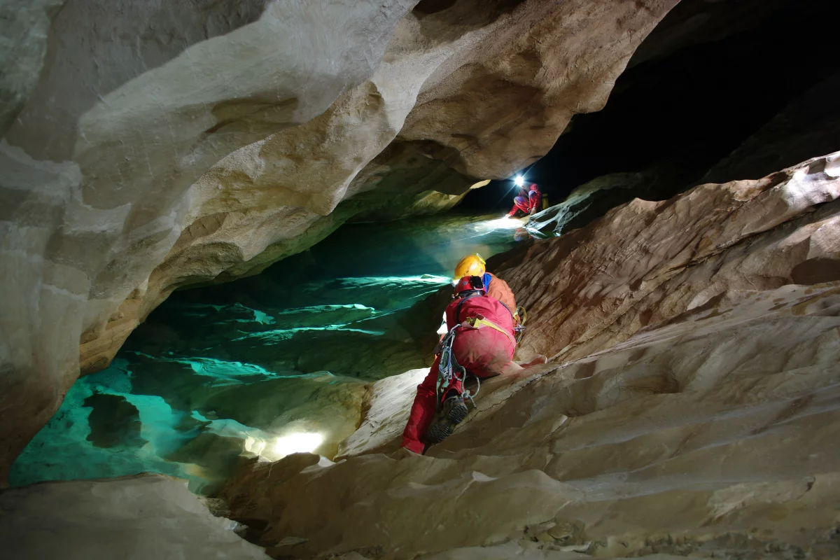 Potholing has many similarities to space station duty (Image: ESA–F. Sauro)
