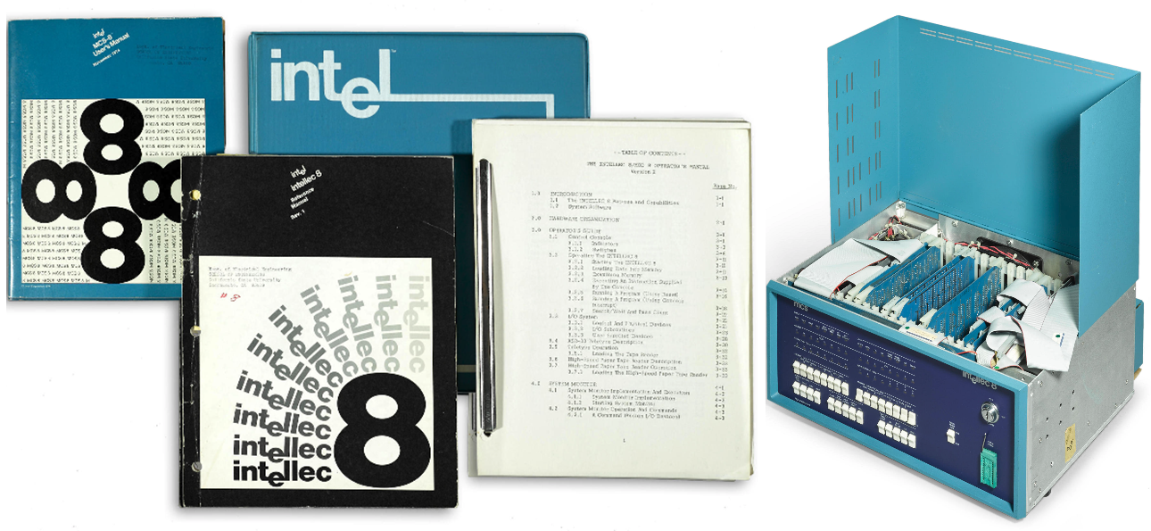 The Intellec-8 was one of the very first personal computers, produced in very limited numbers by Intel to demonstrate the capabilities of the company's first microchips, and as a development platform for other personal computers. Intel left the PC business shortly thereafter, and famously went on to dominate the microprocessor industry, but this machine from the first year of manufacture would have sold for $2,395 when new.