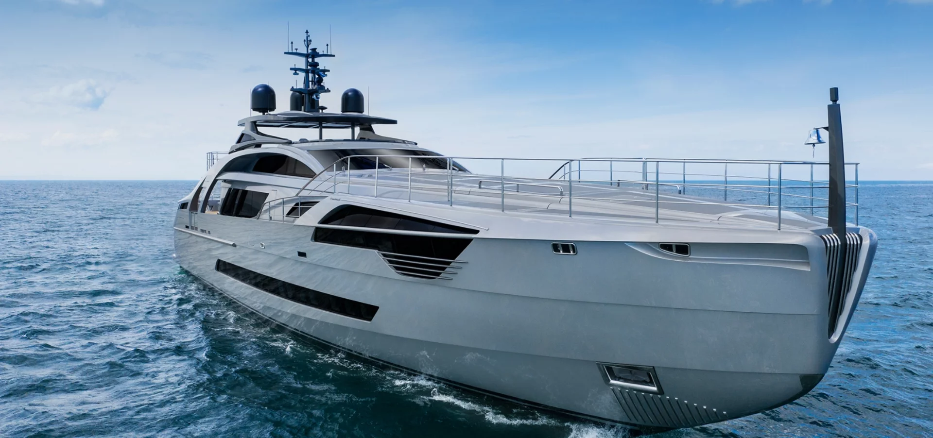 Pershing has been in the business of building luxury boats for decades, but there is a particular shine to the latest vessel to emerge from the Italian shipyard