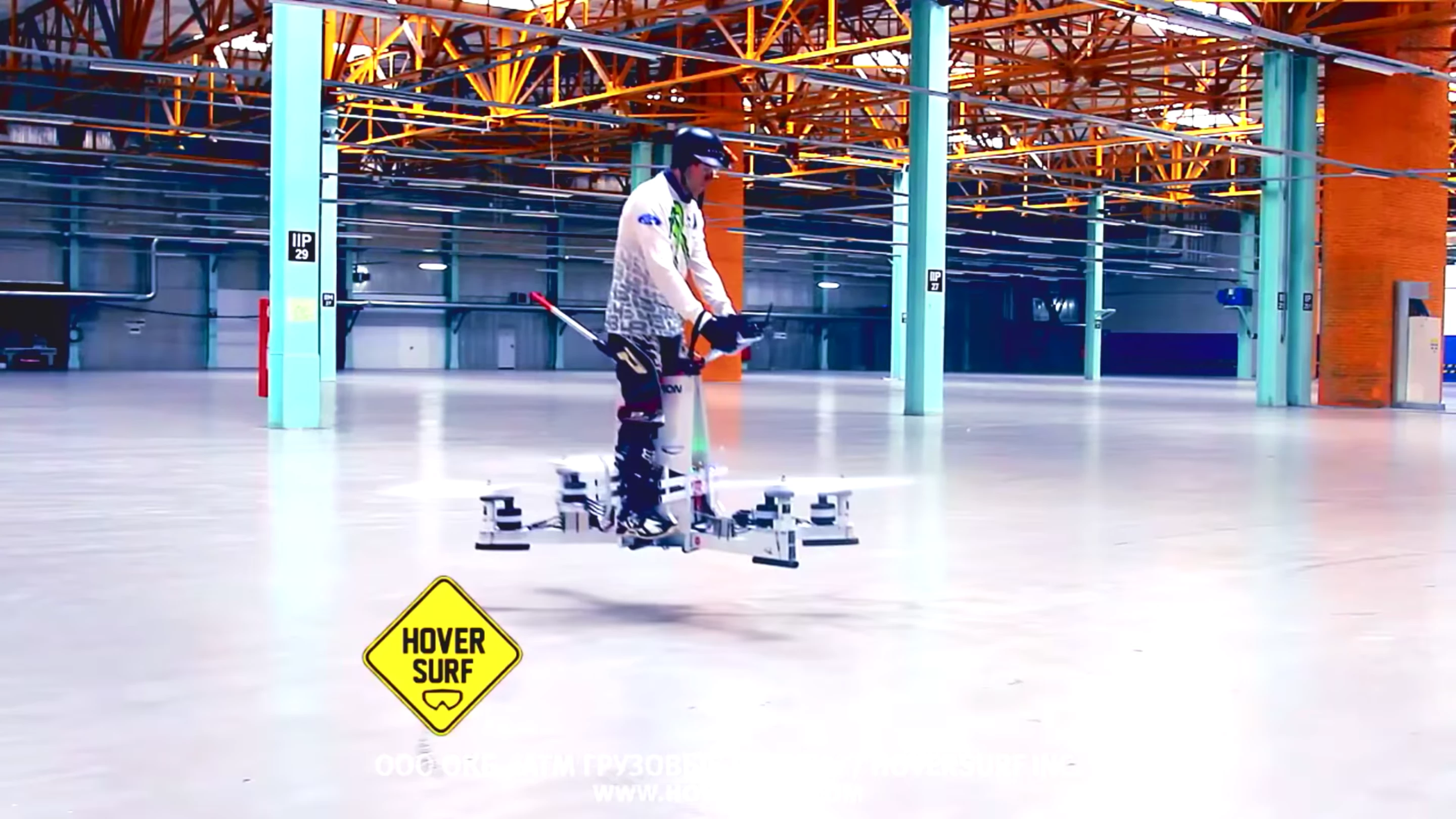 Early prototype of the Hoversurf Scorpion flying platform