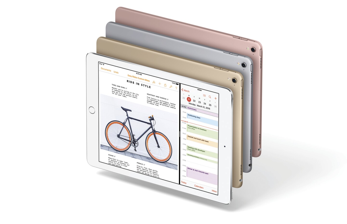 In addition to the space gray, silver and gold color options, Apple is adding rose gold