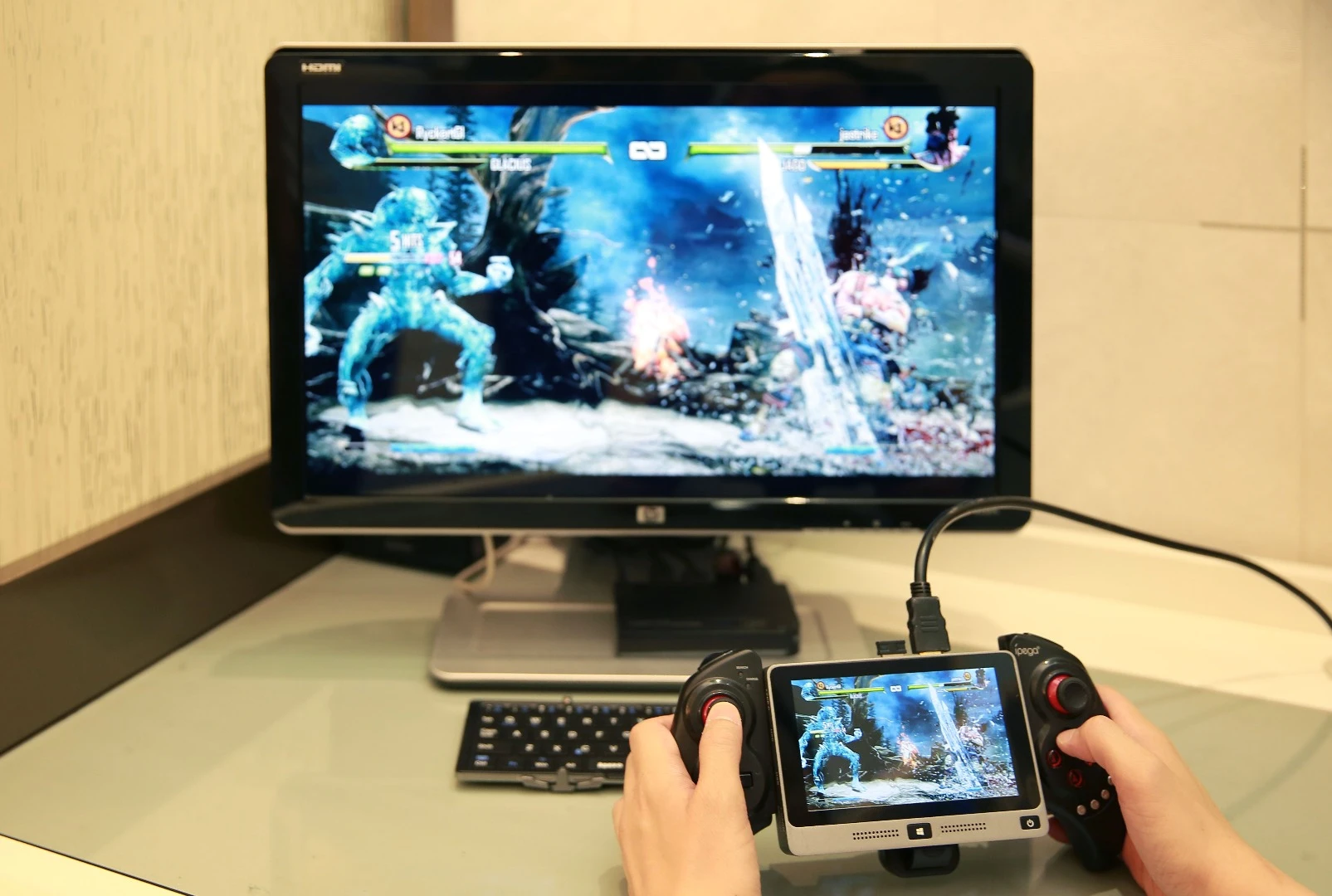 An included HDMI port caters for connection to a bigger screen