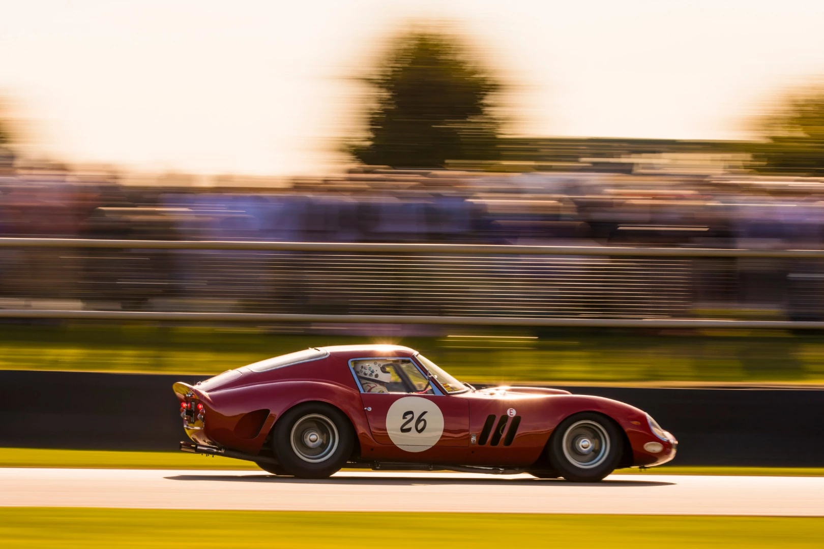Only three Ferrari 330 GTO cars were ever made, and this one was built as a road car for It is now owned by Carlo Voegele, who regularly races the car in historic events across Europe. This car has appeared several times at the Goodwood Revival previously, including one prior occasion with elite car dealer Lukas Huni as co-driver