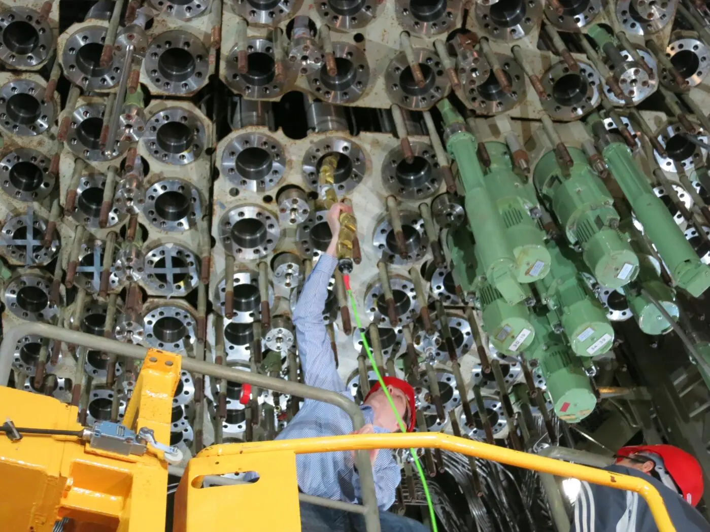 Nuclear power plants contain miles of pipes that are difficult to inspect
