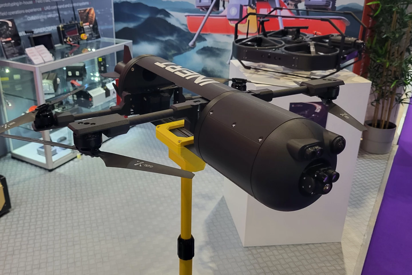 The WASP M4-TL prototype on display