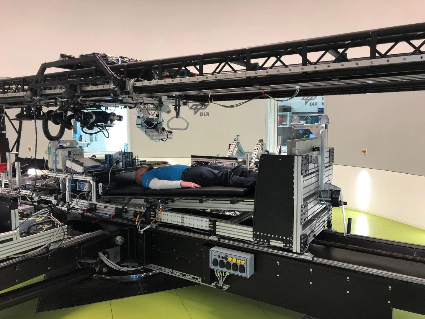 A new study will examine the effects of artificial gravity on astronauts by having participants lie in bed in a centrifuge