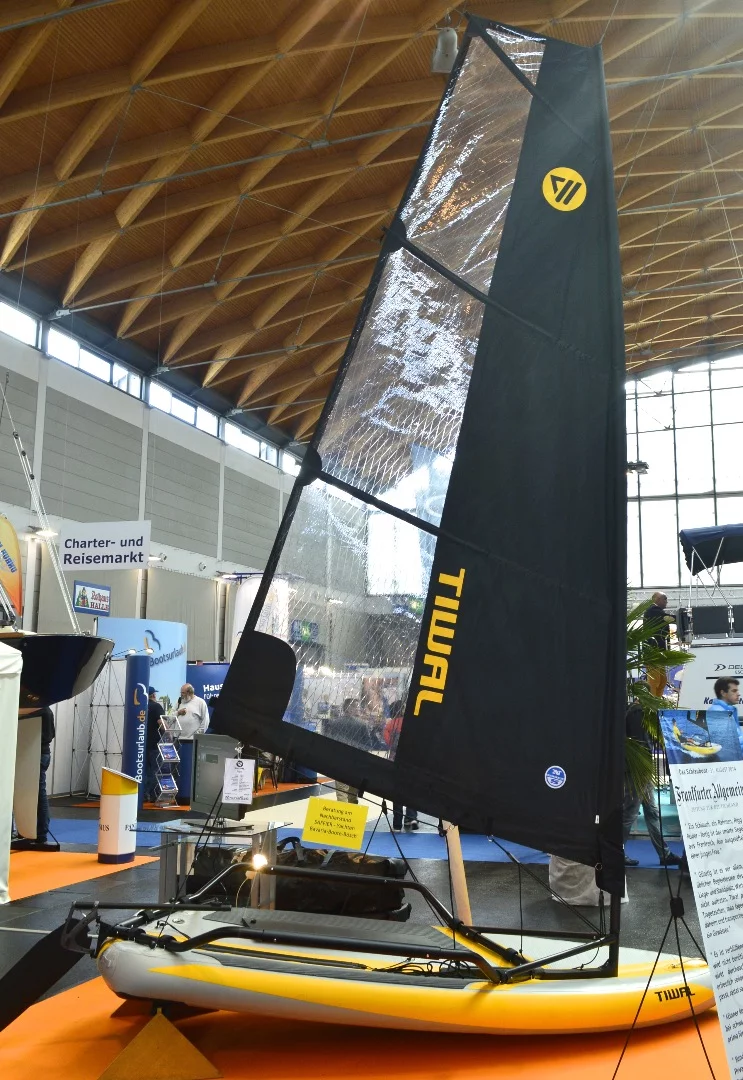 The TIWAL inflatable sailing dinghy makes sailing more accessible and transportable