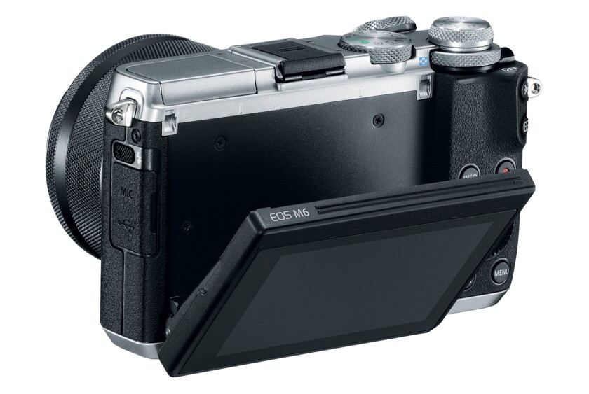 There are a number of physical controls on the Canon EOS M6 mirrorless camera