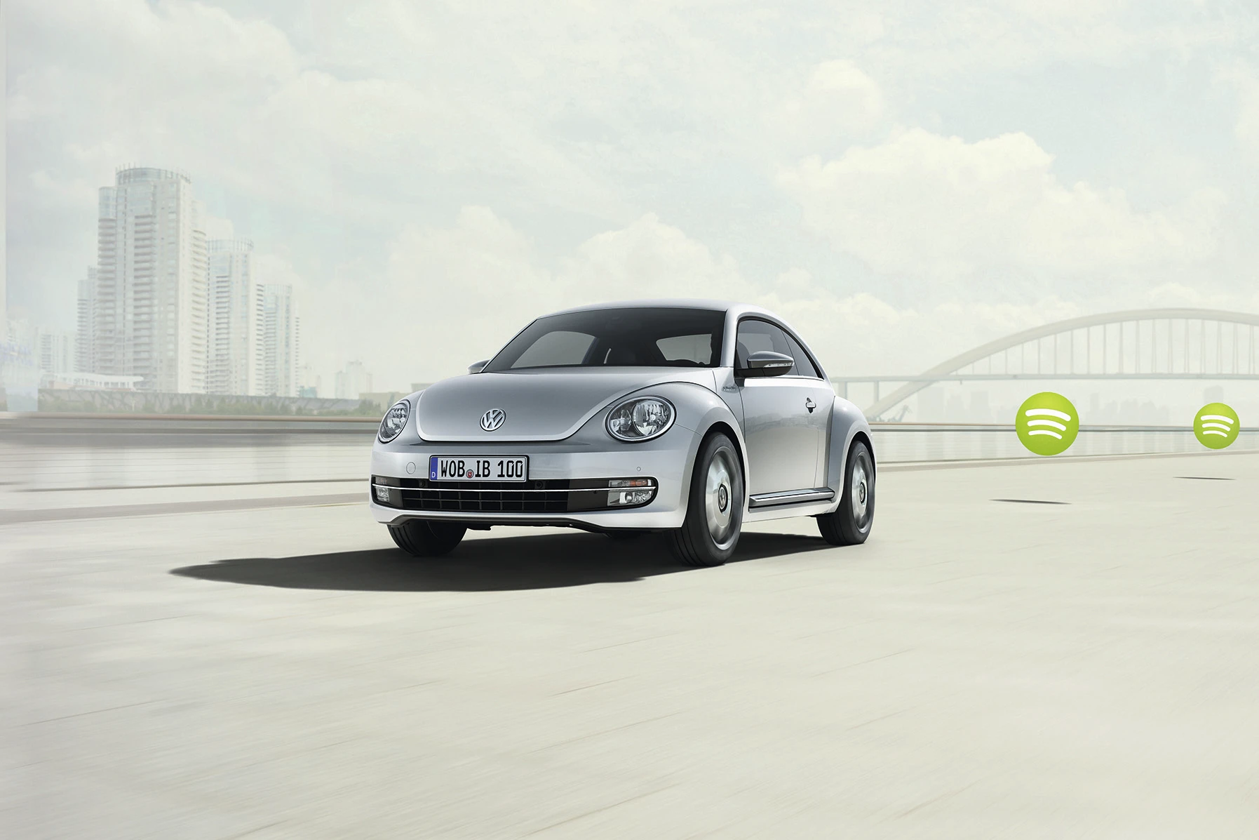 The Volkswagen iBeetle puts an emphasis on social networking