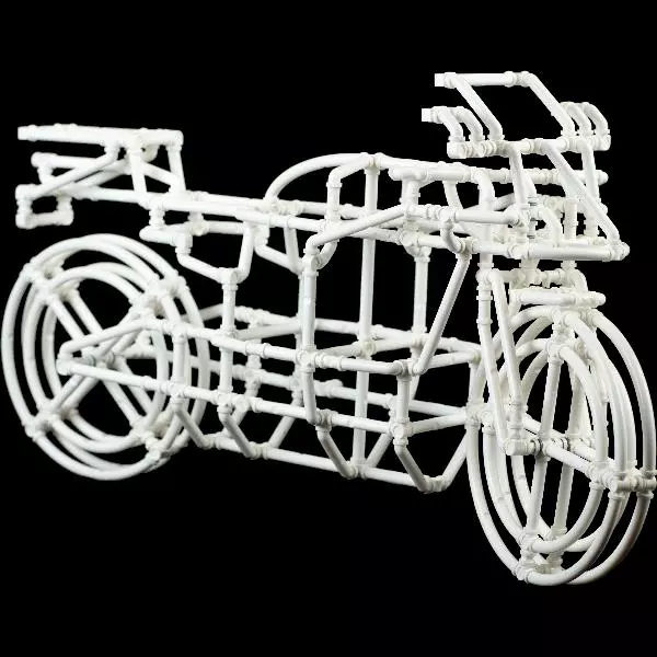 You could conceivably recreate your favorite motorcycle in miniature form with Crossbeams