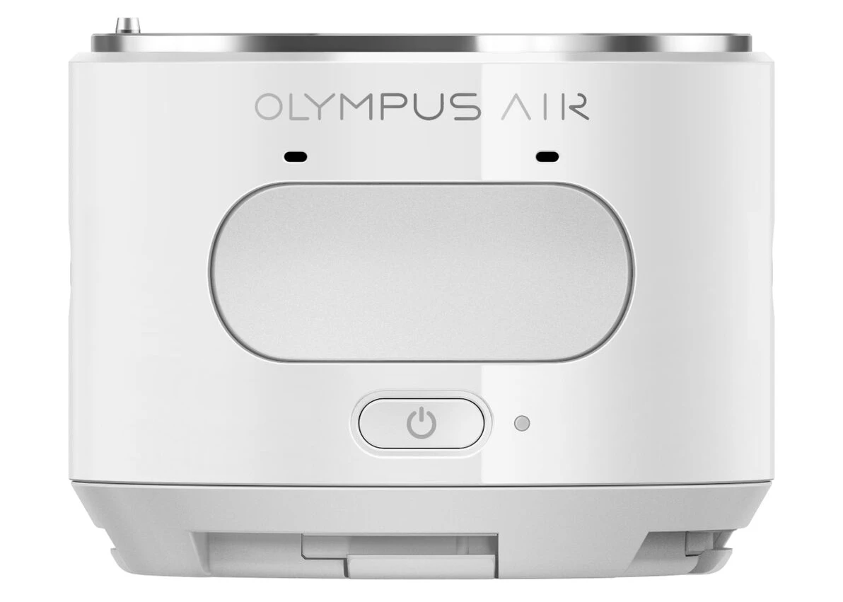 The Olympus Air A01 only features very minimal controls on the body