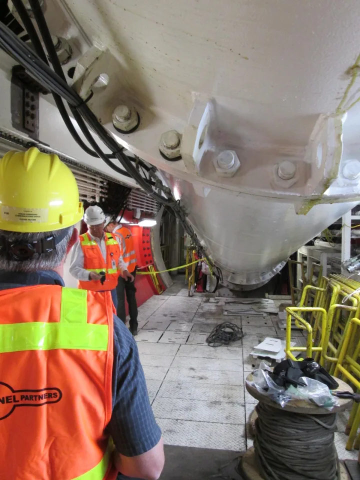 Slurry pipe compartment (Image: Gizmag)